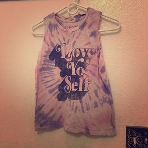 Tie dye boho tank
